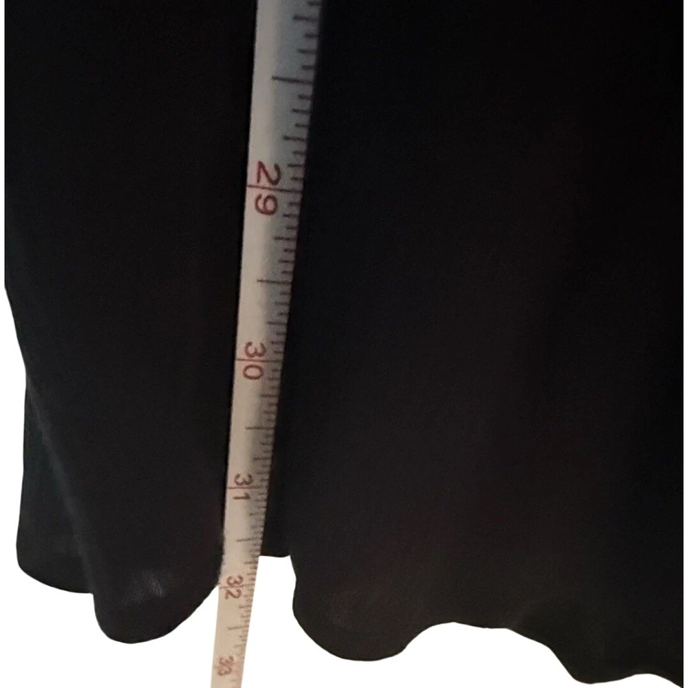 Free People Black Wind Willow Mini Dress BOHO w/Embroidery‎ Peasant Style Sz S - Picture 13 of 14